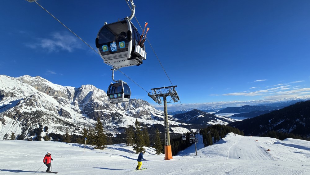 Hochkönig in de winter.